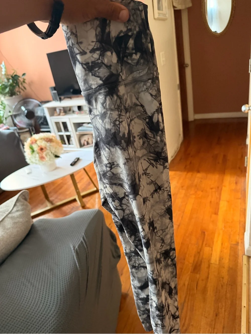 lululemon athletica Women's Tie-Dye High-Waist Leggings - Black & White